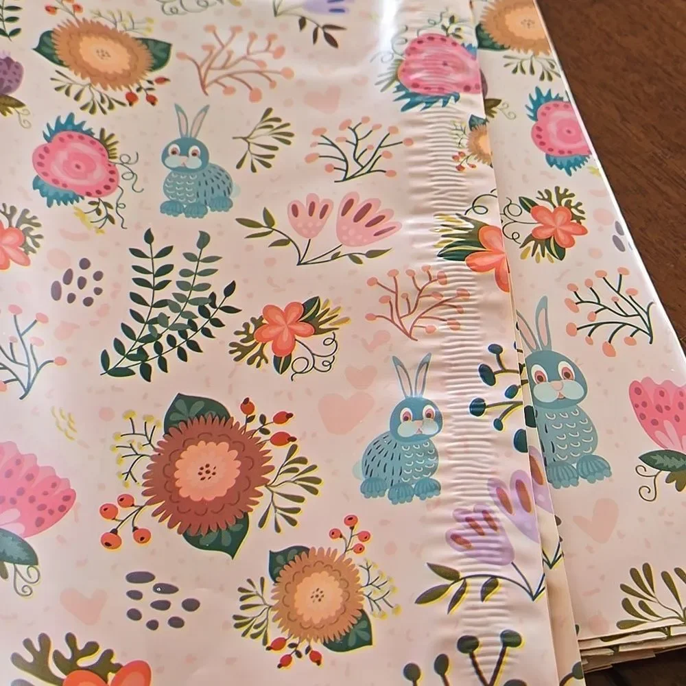 Floral Patterned Shipping Envelopes Poly Mailers Swag Ship Mailing Resell Sell